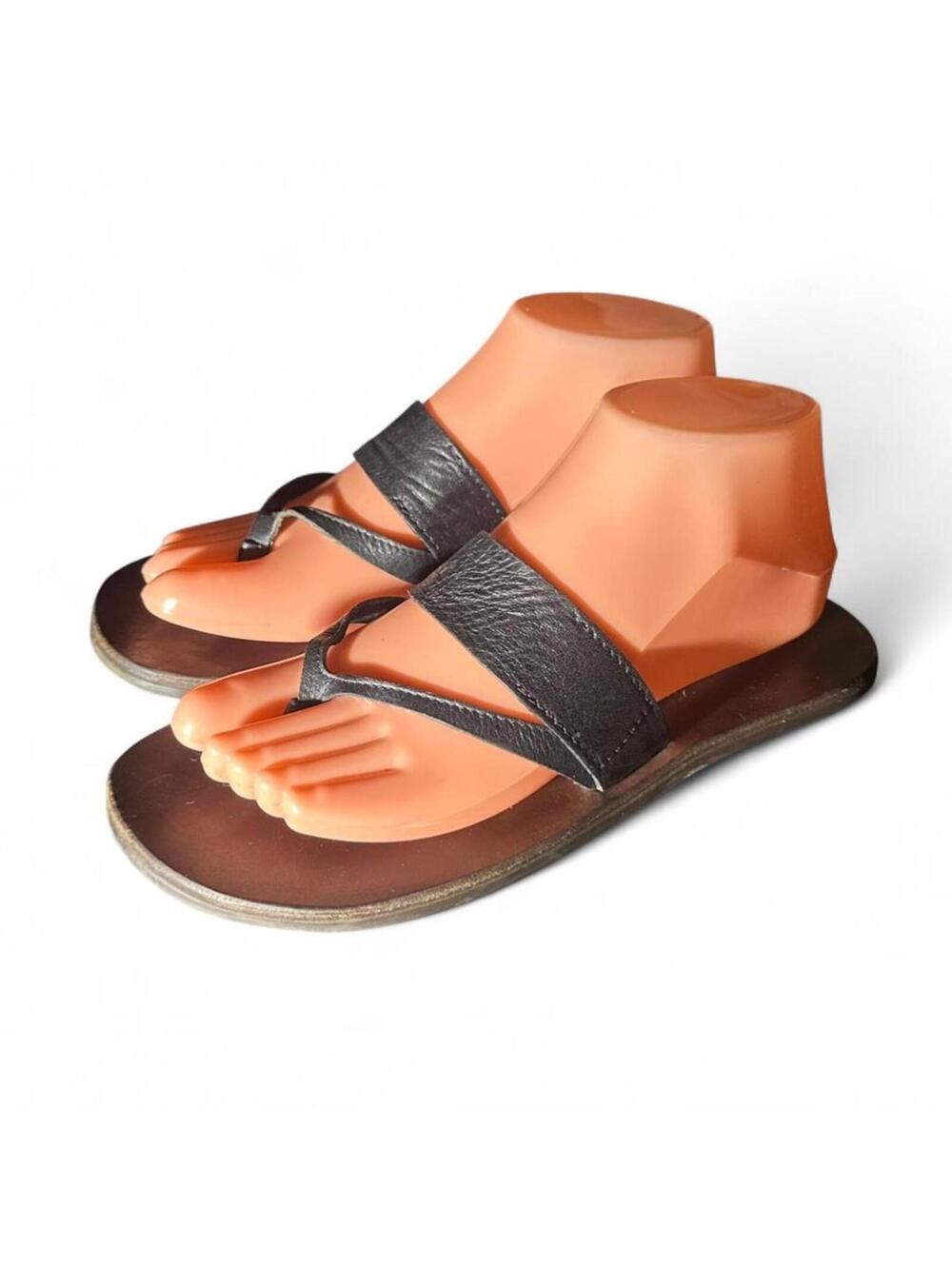 Costume National Lesther Sandals Black Size 7